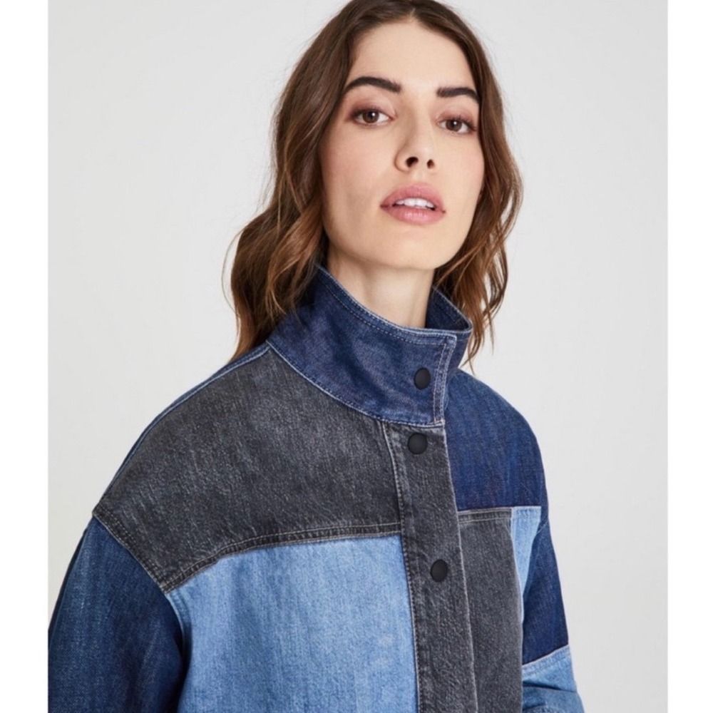 Adriano Goldschmied Kaya Patchwork Jean Jacket Medium - Picture 4 of 10